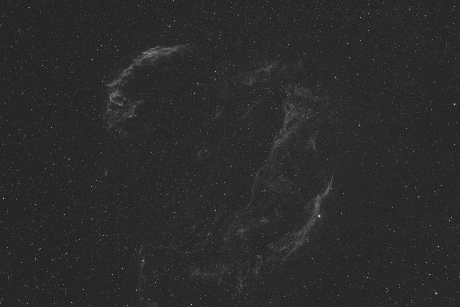 ערפילית הצעיף (Veil Nebula) – שדה רחב